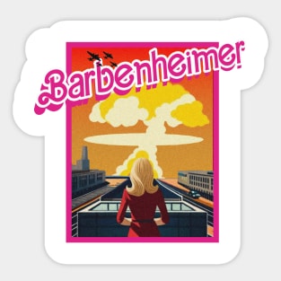 Barbenheimer Sticker